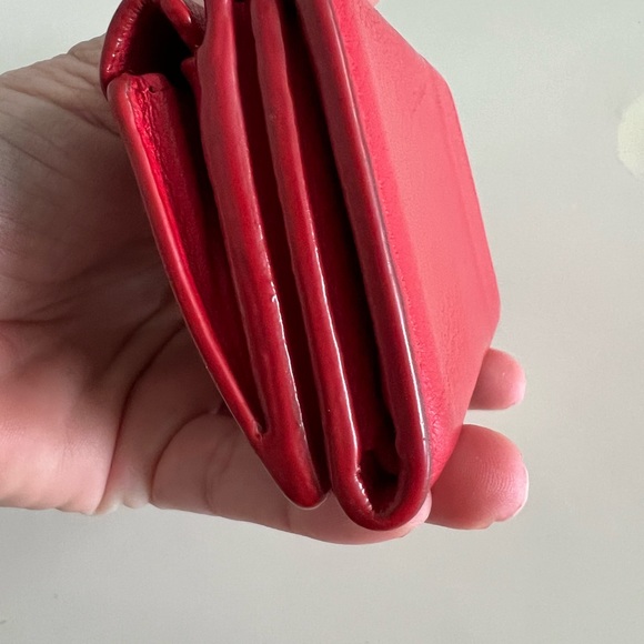 Balenciaga Red Paiper Wallet - Picture 12 of 13